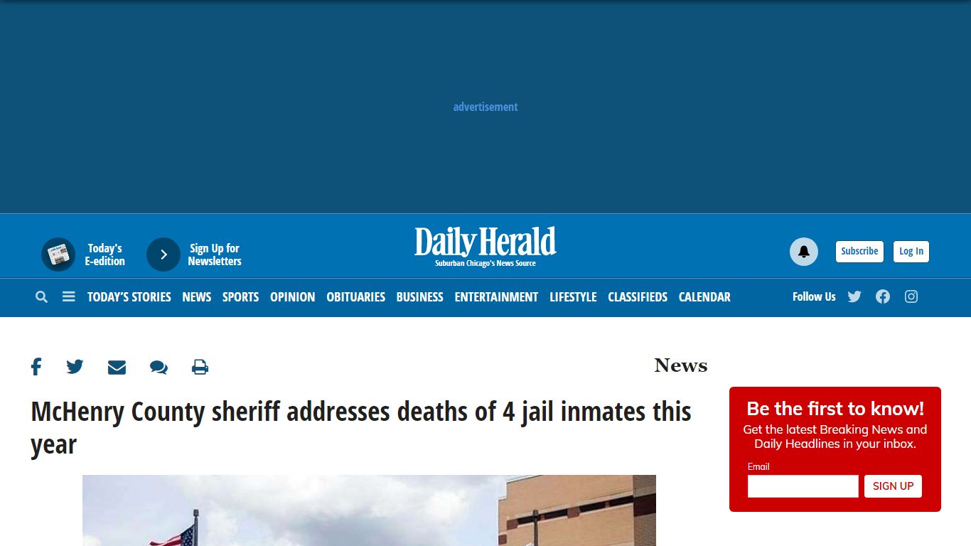 McHenry County sheriff addresses deaths of 4 jail inmates this year